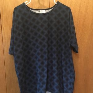 Blue and black Irma tunic
